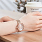 MEGIR Luxury Women Watches Fashion Ladies Quartz Watch Clock Stainless Steel Waterproof Female Watch Relogio Feminino 7014