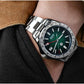 San Martin 39mm Purple Desert Texture Dial Luxury Men Dress Watch  NH34 GMT Automatic Mechanical Waterproof 100m Luminous SN0129