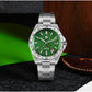 San Martin 39mm Aventurine Gemstone Dial Luxury Men's Watch NH34 GMT Automatic Mechanical Sapphire Waterproof Luminous SN0129