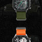 MEGIR Men's Watch Chronograph Orange Canvas Strap Sport Wristwatch Luminous Auto Date Quartz Watches Clock Montre Homme 2217