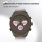 NAVIFORCE Women Watch Unique Design of Heart-Shaped Dial Quartz Analog LCD Digital Watches Fashion Casual Girlfriend Gifts Clock