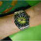 San Martin 40mm Enamel Spiral Dial Integrated Bracelet Men Diver Watch Miyota 9015 Automatic Mechanical Waterproof 200m SN0148