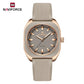 NAVIFORCE Simple Women Watches Luxury Design Silicone Watch Ladies Quartz Wristwatch Womens Polygon Dial Luminous Reloj Mujer