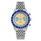 San Martin New Chronograph VK64 Quartz Watch Original Design 39.5mm Men Sports Business Dress Watches Waterproof 100m SN0116