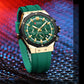 CURREN Luxury Brand High Quality Chronograph Luminous Watches for Men Silicone Strap Casual Sports Waterproof Quartz Wristwatch