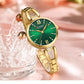 CURREN Luxury Brand Ladies Dress Wristwatch Waterproof Stainless Steel Strap Elegant Charming Dial with Rhinestones Women Watch