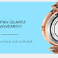 MEGIR Luxury Rose Gold Watch Women Bracelet Casual Quartz Wristwatches Steel Mesh Band Waterproof Ladies Watches Reloj Mujer