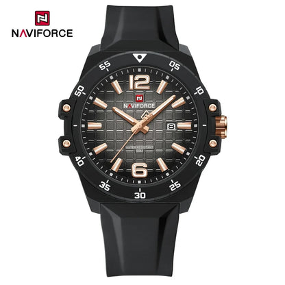 NAVIFORCE Brand 2025 Fashion Men's Watch Sport Military Calendar Quartz Wristwatches Male Luminous 5ATM Waterproof Male Clock