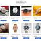 Pierre Paulin Salmon Dial Business Series Sapphire Automatic Mechanical Watch Men's NH38 Waterproof Leather Watch 2024 New