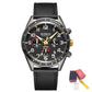 RUIMAS Luxury Brand Chronograph Watches for Men Fashion Leather Sports Military Wristwatch Luminous Clock Auto Date Reloj Hombre