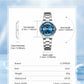 CURREN Luxury Brand Wristwatches for Women Stainless Steel Band with Elegance Dial Luminous Hands Waterproof watch