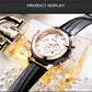 MEGIR Luxury Women Bracelet Watches Fashion Quartz Sport Ladies Wristwatch Leather Dress Clock Chronograph Reloj Hombre 2042