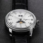 Sugess Moonphase Watch of Men 40mm Automatic Mechanical Wristwatches Seagul ST2528 Movement Stainless Steel Blue Sandstone Dial