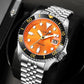 CADISEN New Luminous Men Mechanical Wristwatches Ceramic Bezel Sapphire Glass NYLON Band Automatic Watch Men Relogio Masculino