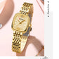 CURREN Fashion Dress Watches for Ladies Simple Quartz Stainless Steel Bracelet Wristwatch