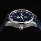 Sugess Moonphase Watch of Men 40mm Automatic Mechanical Wristwatches Seagul ST2528 Movement Stainless Steel Blue Sandstone Dial