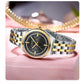 CURREN Designer Style Watch for Women Elegant 32mm Dial with Rhinestones Stainless Steel Band  Luxury Dress Ladies Wristwatch