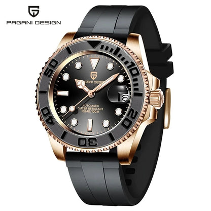 PAGANI DESIGN 2026 New Japan Movement Ceramic Bezel Men Mechanical Wristwatches Fashion Sapphire Glass Diving Automatic Watches