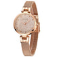 MEGIR Fashion Ladies Bracelet Watches Steel Mesh Band Quartz Wristwatch Women Dress Clock Waterproof Female Gifts Reloj Mujer