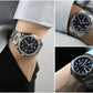 San Martin 39mm Aventurine Gemstone Dial Luxury Men's Watch NH34 GMT Automatic Mechanical Sapphire Waterproof Luminous SN0129
