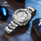ADDIESDIVE Business Automatic Mechanical Man Watch Silver Premium Luxury 200M Dive Waterproof NH35A Stainless Steel Mens Watches