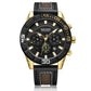 MEGIR Watches for Men Brand Luxury Military Sports Watch Chronograph Leather Strap Waterproof Date Quartz Wristwatch Man Clock