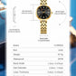 CURREN Luxury Women's Rhinestones Dial Quartz Watch Stainless Steel Band Stylish Elegant Ladies Wristwatches