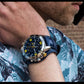 MEGIR Large Dial Watches for Men Luxury Brand Sports Chronograph Clock Waterproof Luminous Hands Quartz Wristwatch Reloj Hombre