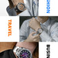 San Martin New 39mm Desert Texture Luxury Men Business Dress GMT Watch NH34 Automatic Mechanical Waterproof 100m Luminous SN0129