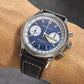 PIERRE PAULIN Retro 70‘s Vintage Panda Style Chronograph Mechanical Men's Complicated 38MM Small Luxury Classic Wrist Watch