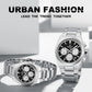 NAVIFORCE Trend Brand Stainless Steel Couple Watch Quartz Date Display Chronograph for Lovers Waterproof Fashion Wild Wristwatch