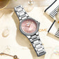 CURREN-Quartz Wristwatches for Women, Simple and Elegant Dial with Roman Numbers Design, Luminous Hands Clock