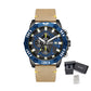 MEGIR Men Watches Fashion Luxury Big Dial Sports Waterproof Quartz Wristwatch Chronograph Male Casual Luminous Clock 2136